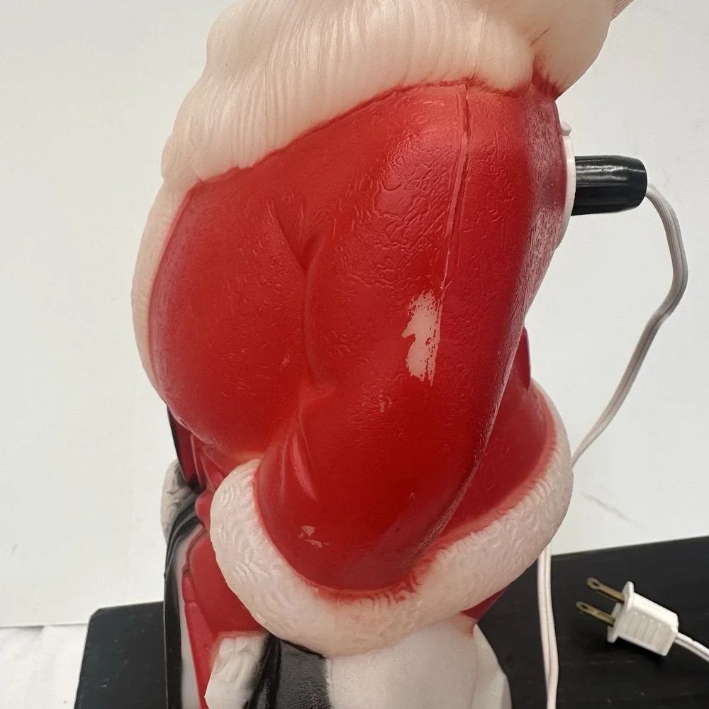 Vintage 1968 Empire Plastics Santa Blow Mold 13